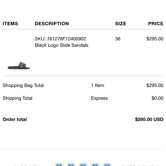 Women’s Givenchy Slides. - Picture 3 of 3